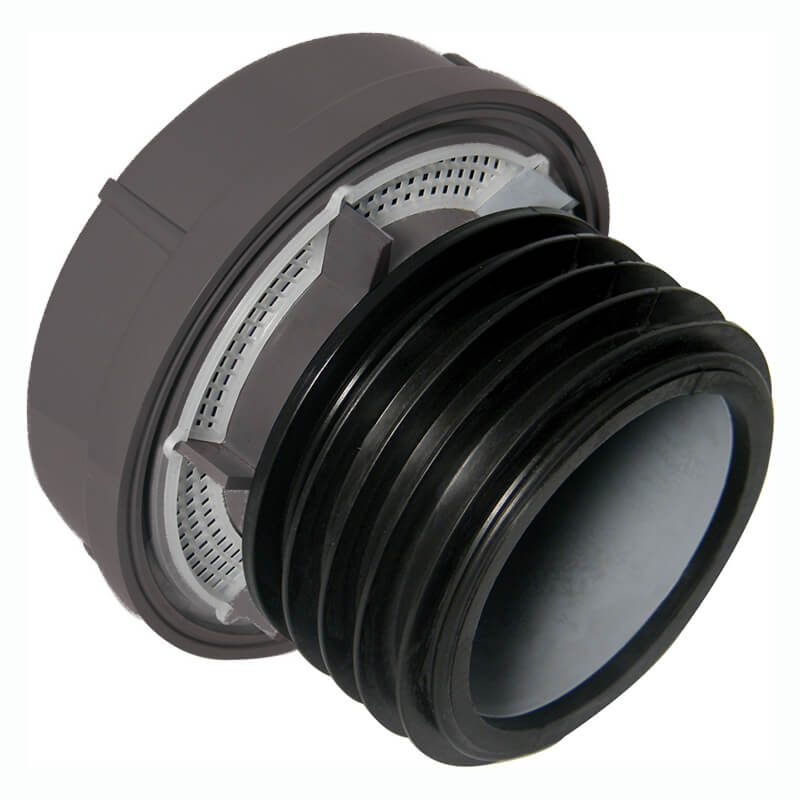 FloPlast 110mm Air Admittance External Valve Anthracite Grey image
