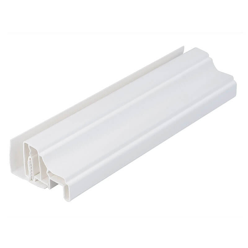 White 8-10mm Cornice End Cap 2.6m Image