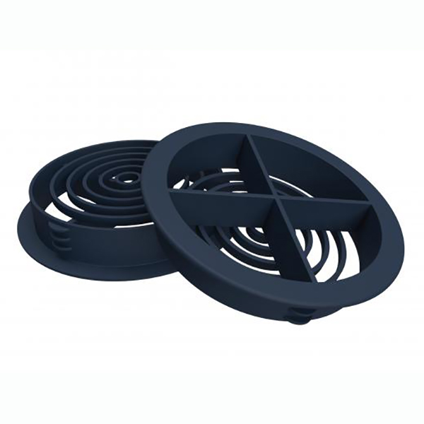 70mm Anthracite Grey Circular Soffit Vent  image