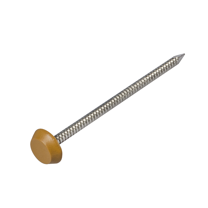 40mm Light Oak Stainless Steel Pins Pack of 250 image