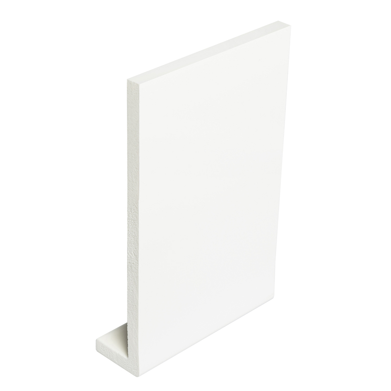 405mm x 9mm White Fascia Cover Board 5m Double Ended image