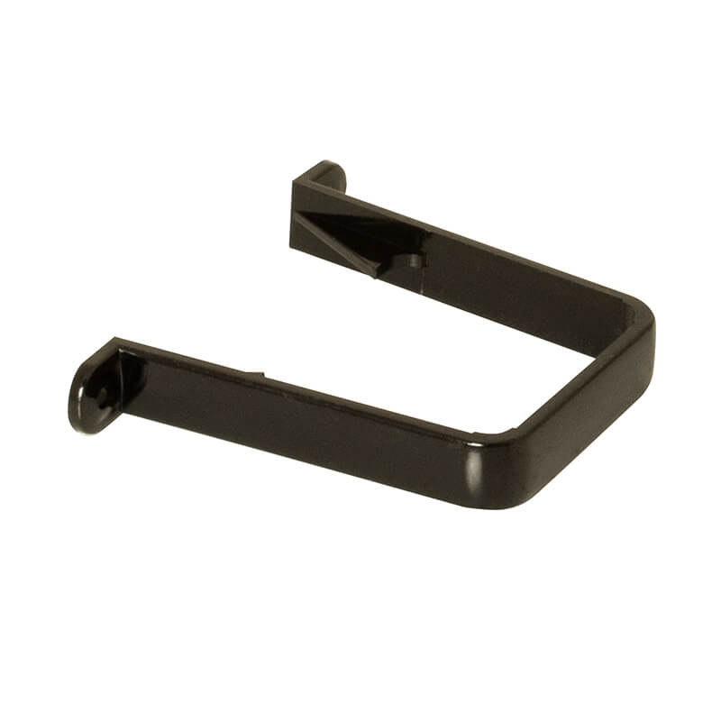 65mm Square Black Pipe Clip  image