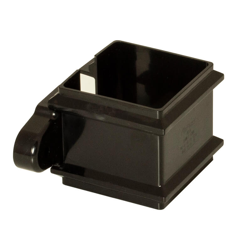 65mm Square Classic Black Pipe Clip  image