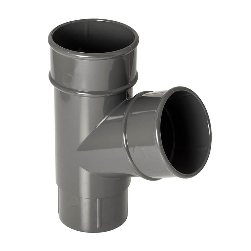 68mm Round Anthracite Grey 67.5° Branch  image