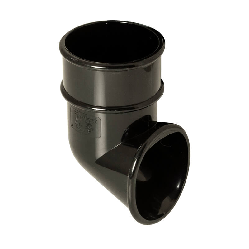 68mm FloPlast Black Round Downpipe Shoe image