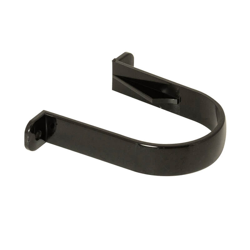 68mm FloPlast Black Round Downpipe Clip image