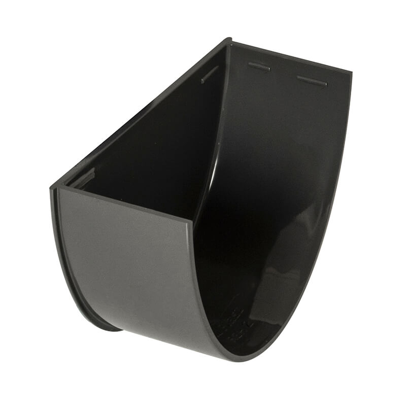 FloPlast 115mm Deepflow Hi-Cap Anthracite Grey Internal Stopend  image
