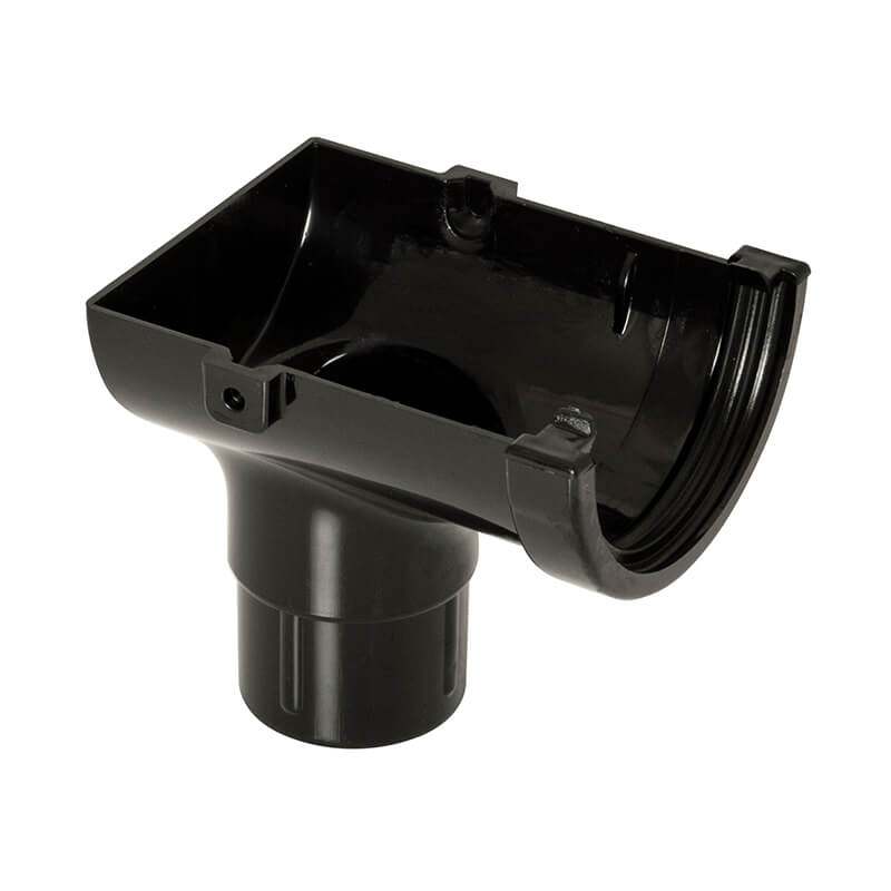 Stopend Outlet Black Miniflo image