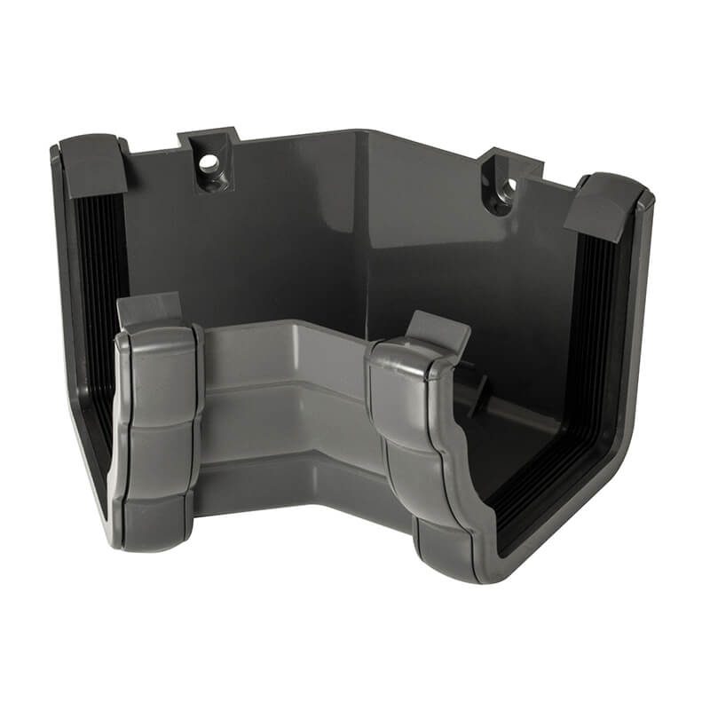 FloPlast Ogee Anthracite Grey 135° Internal Gutter Angle image