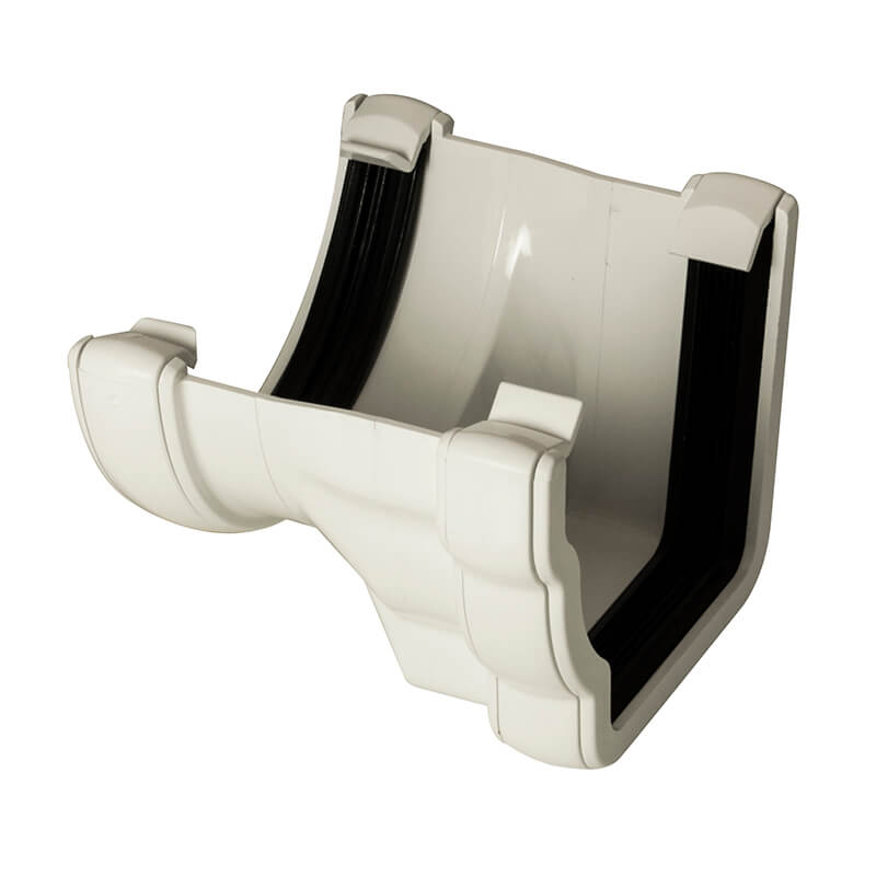 FloPlast Ogee Adaptor to White Half Round Left Hand  image