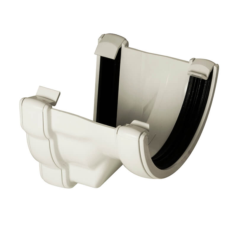 FloPlast Ogee Adaptor to White Half Round Right Hand  image