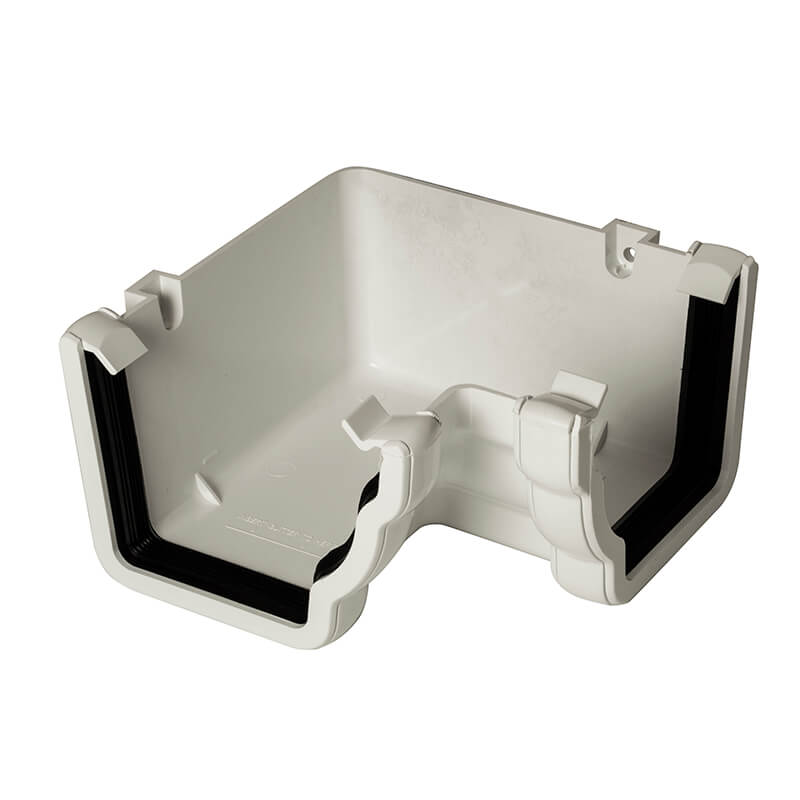FloPlast Ogee White 90° Internal Gutter Angle  image