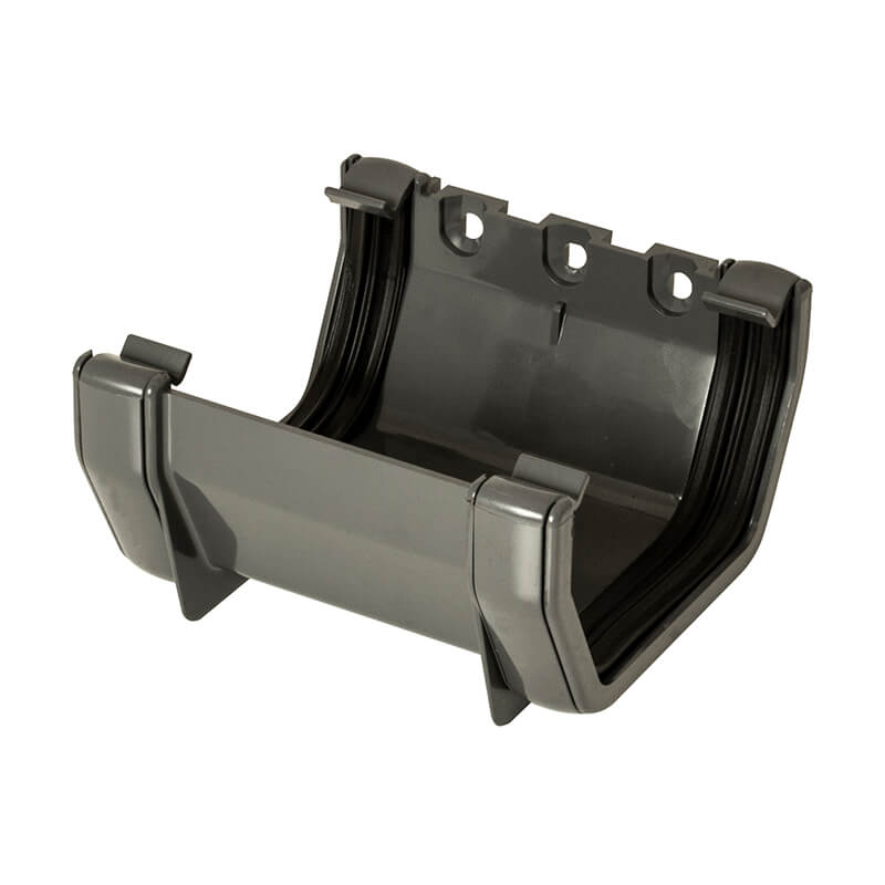 114mm FloPlast Square Anthracite Grey Union Bracket image