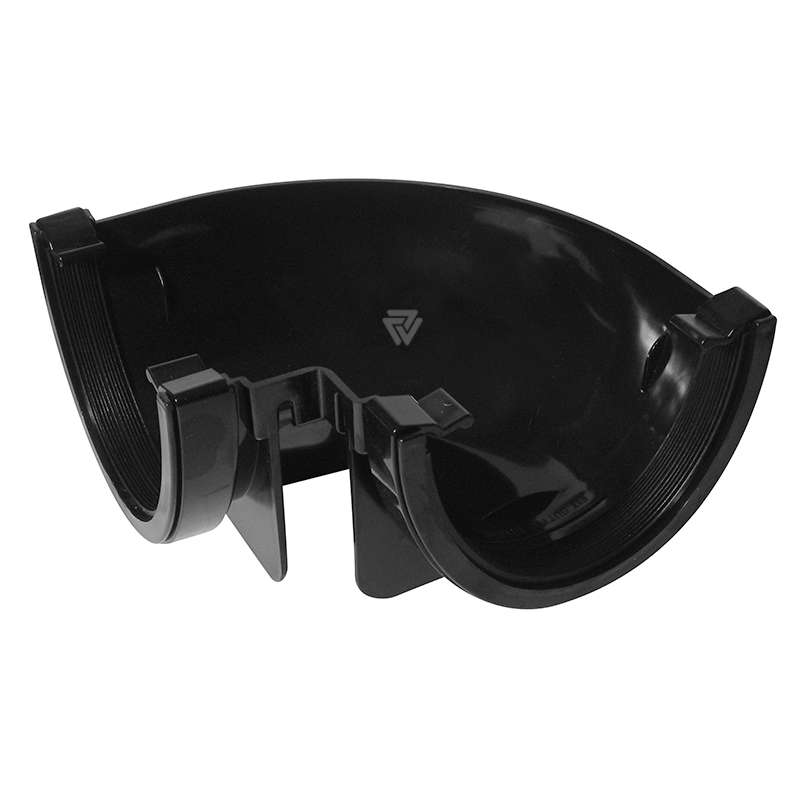170mm Superdeep 90° External Black Gutter Angle  image
