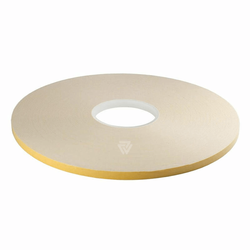 10mm x 1mm White Trim Tape Roll 50m image