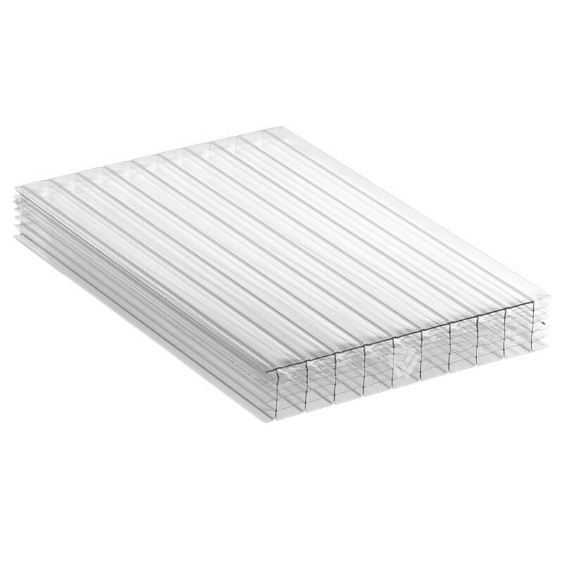 35mm Clear Multiwall Polycarbonate 900mm x 4500mm Image