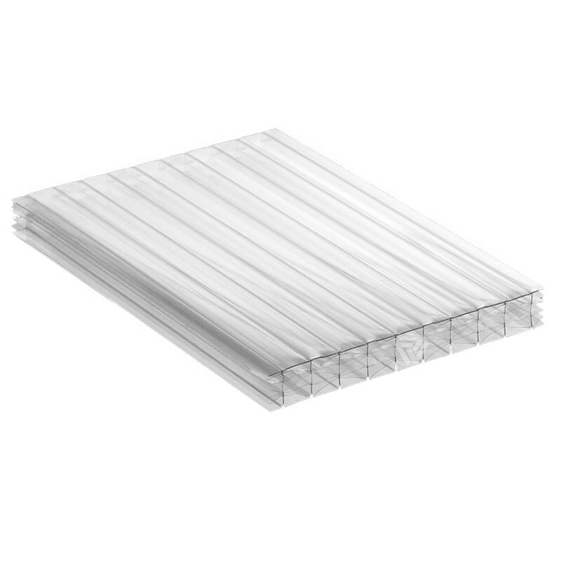 25mm Clear Multiwall Polycarbonate 700mm x 3500mm image