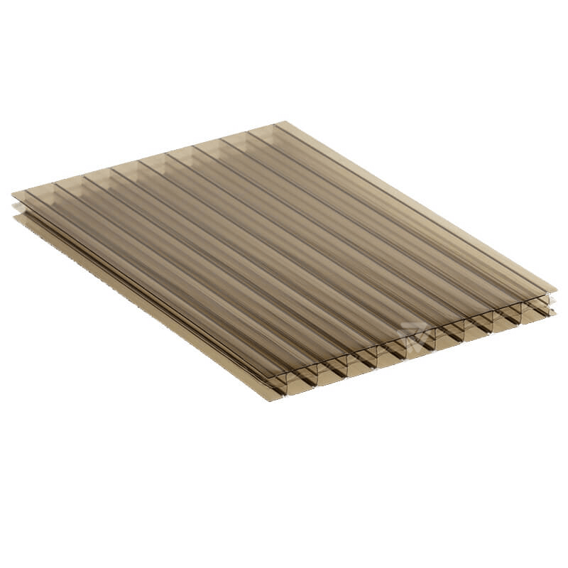 16mm Bronze Multiwall Polycarbonate 600mm x 2000mm image