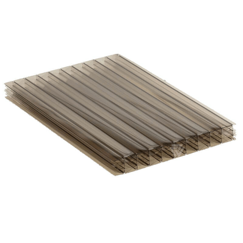 25mm Bronze Multiwall Polycarbonate 700mm x 2000mm image