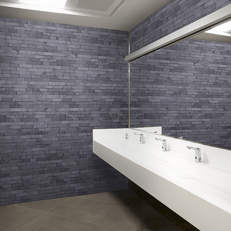 2.5mm Split Faced Slate PVC Wall Cladding Sheet 3.05m x 1.22m image