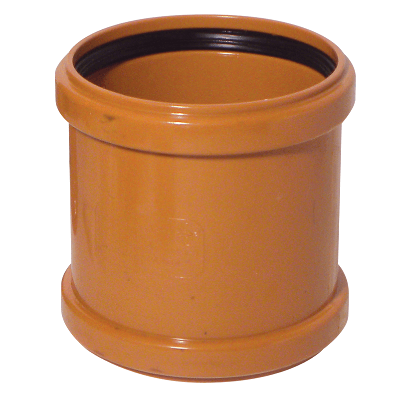 FloPlast 160mm Underground Double Socket Coupling  image