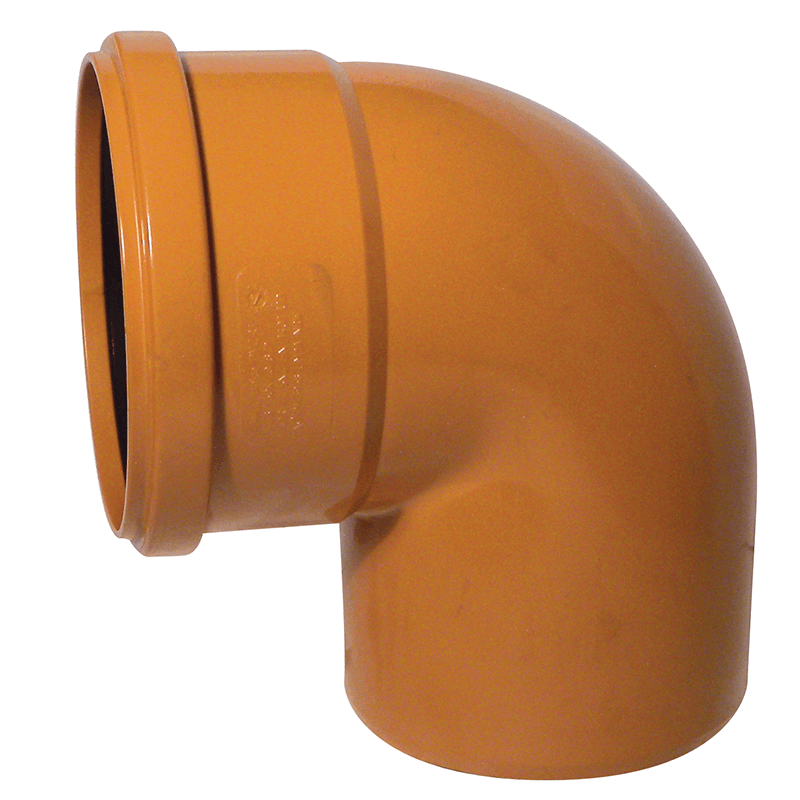 FloPlast 160mm Underground 90° Single Socket Bend image