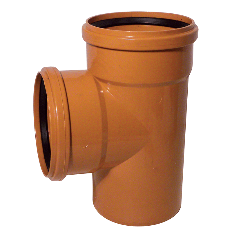FloPlast 160mm Underground 87.5° Double Socket Junction  image