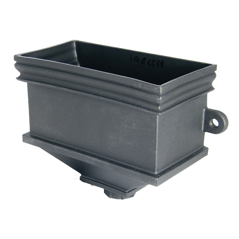Floplast Cast Iron Effect Rectangular Hopper  image