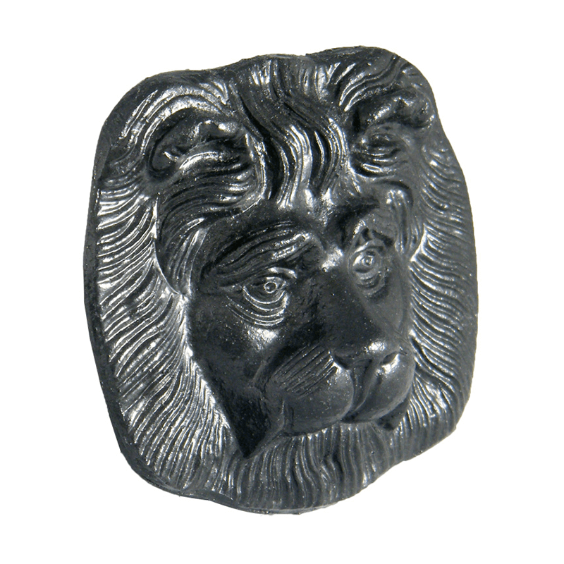 Floplast 55mm Small Cast Iron Effect Lion's Head Motifs for Hoppers image