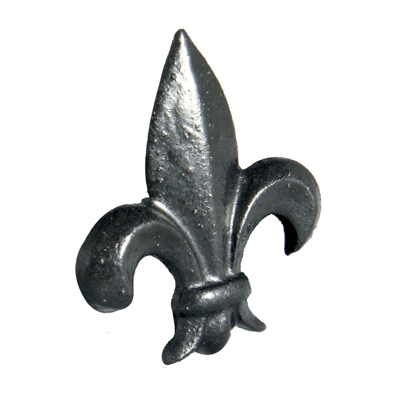 Floplast 70mm Large Cast Iron Effect Fleur De Lis Motifs for Hoppers image