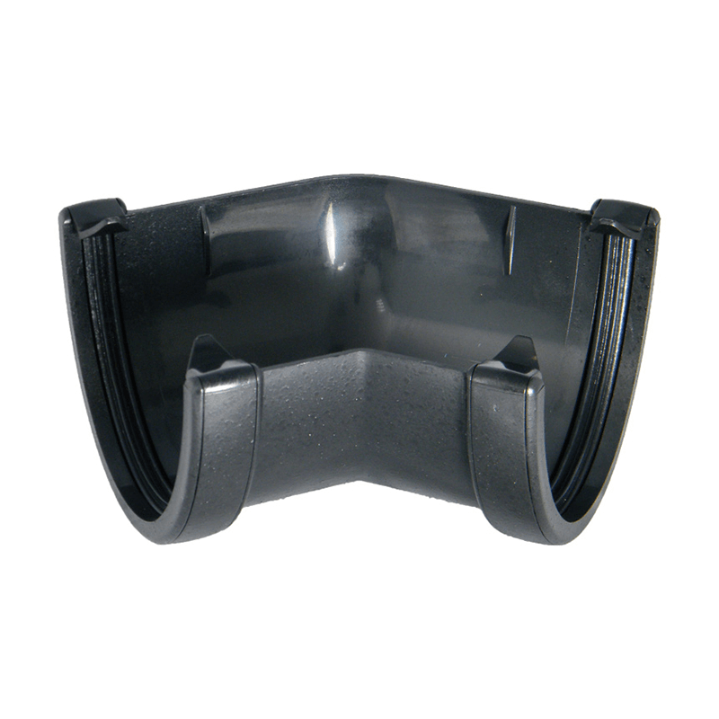 FloPlast 115mm Deepflow Hi-Cap Cast Iron Effect 135° Gutter Angle  image