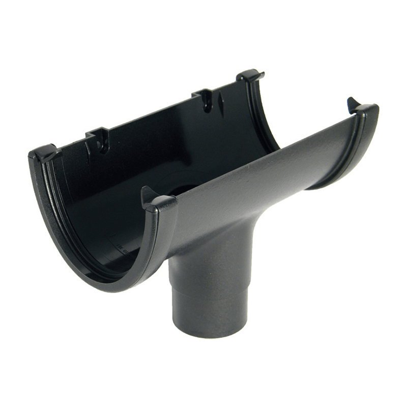 FloPlast 115mm Deepflow Hi-Cap Cast Iron Effect Running Outlet  image