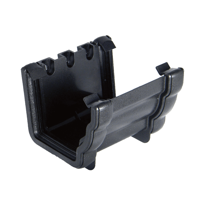 FloPlast 110mm Niagara Ogee Cast Iron Effect Gutter Union  image