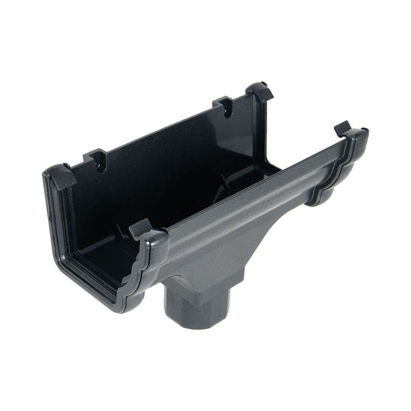 FloPlast 110mm Niagara Ogee Cast Iron Effect Running Outlet  image