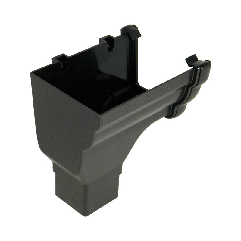 FloPlast 110mm Niagara Ogee Cast Iron Effect Left Hand Stopend Outlet  image