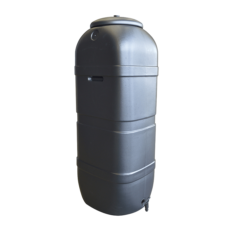FloPlast 100L Slim Water Butt - Black image