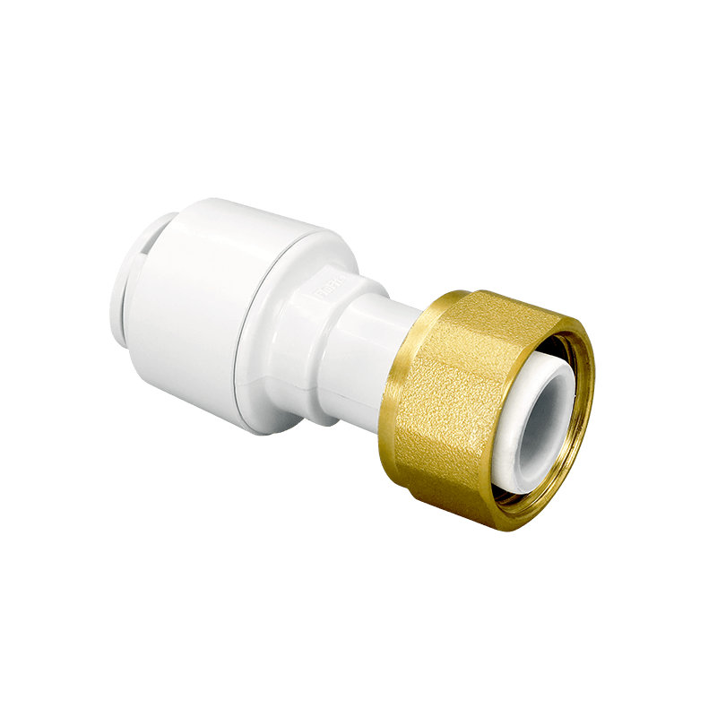 FloPlast 15mm Push Fit Flofit+ Tap Connector 3/4" image