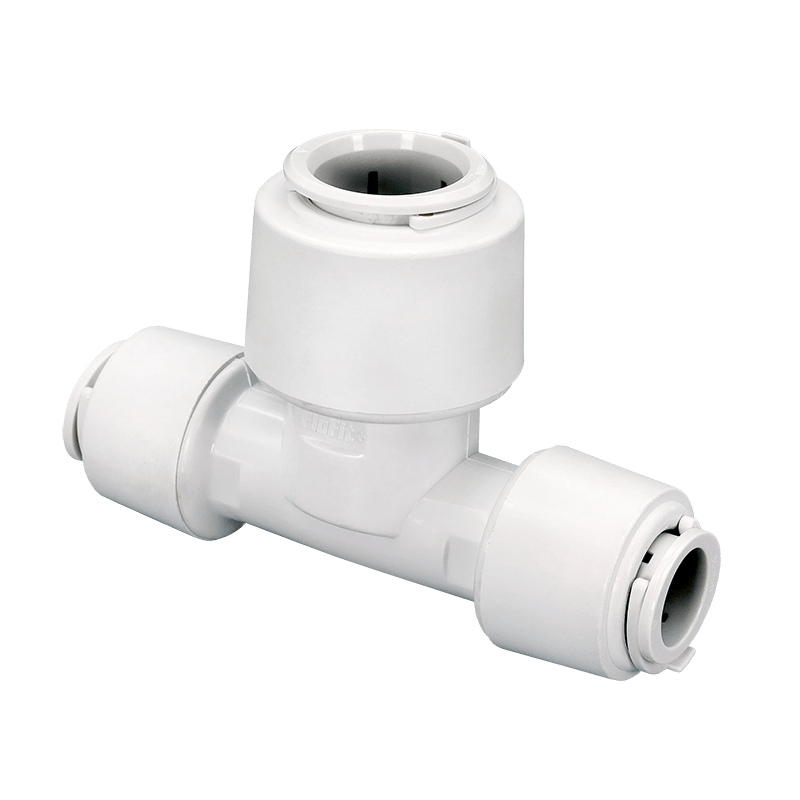 FloPlast 15mm Push Fit Flofit+ Reducing Tee 15x15x22 image