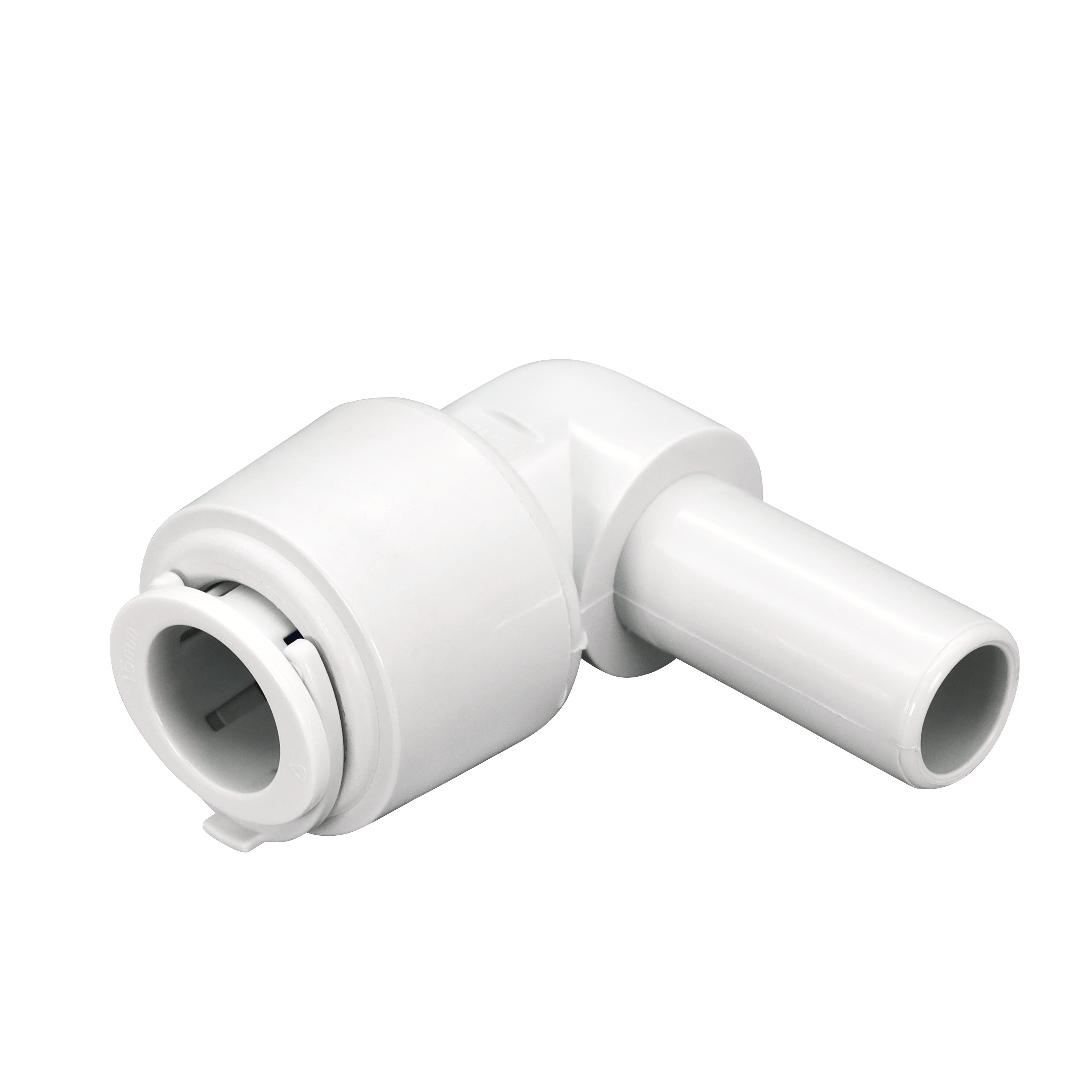 FloPlast 15mm Push Fit Flofit+ Stem Elbow Pack of 5 image