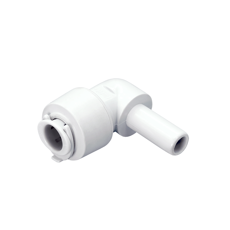 FloPlast 10mm Push Fit Flofit+ Stem Elbow Pack of 5 image