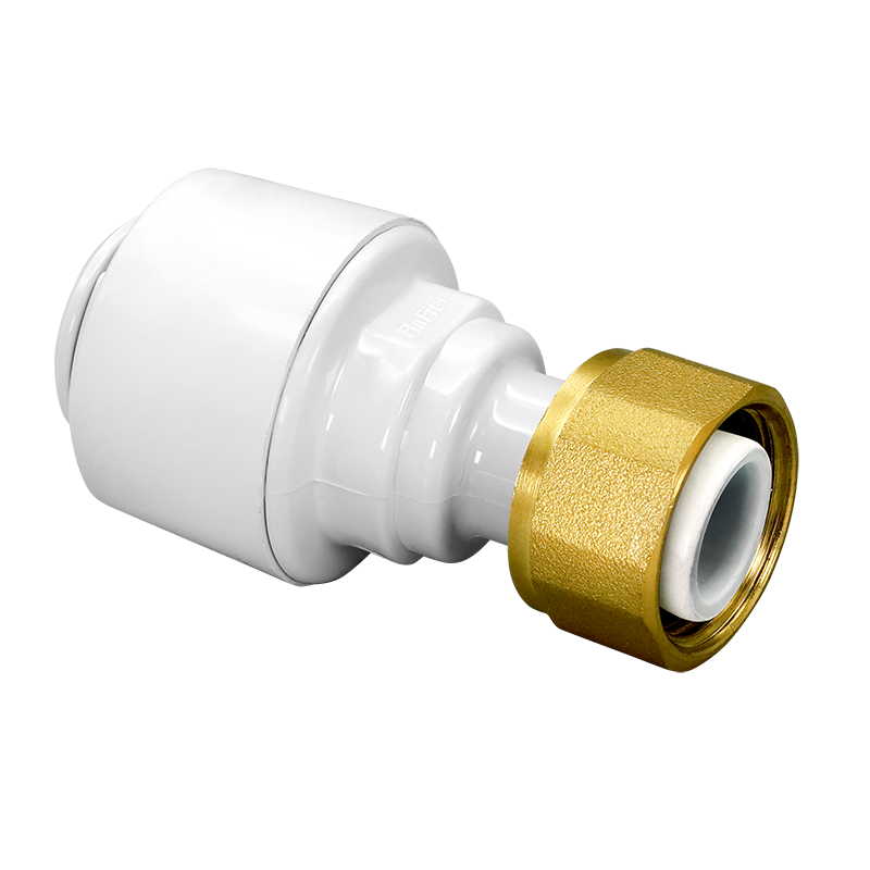 FloPlast 22mm Push Fit Flofit+ Tap Connector 3/4" image