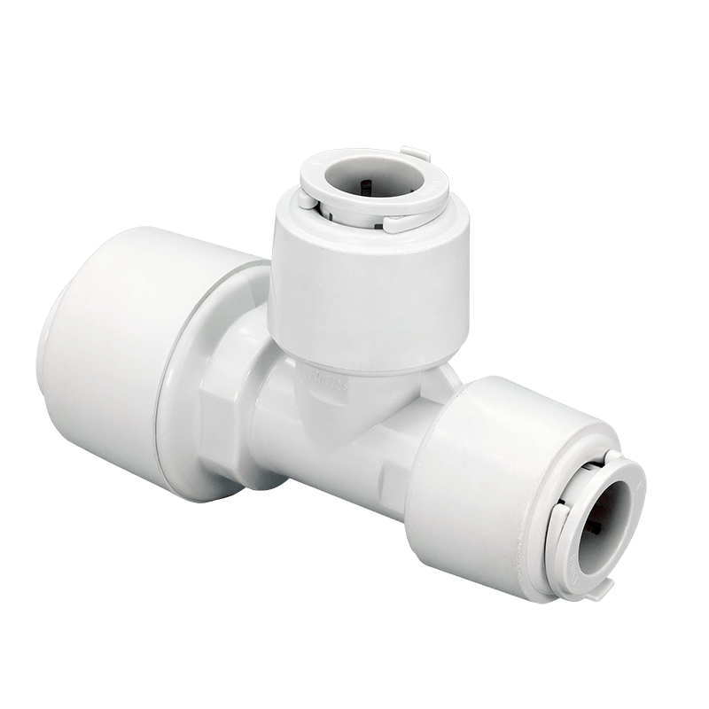 FloPlast 22mm Push Fit Flofit+ Reducing Tee 22x15x15 image