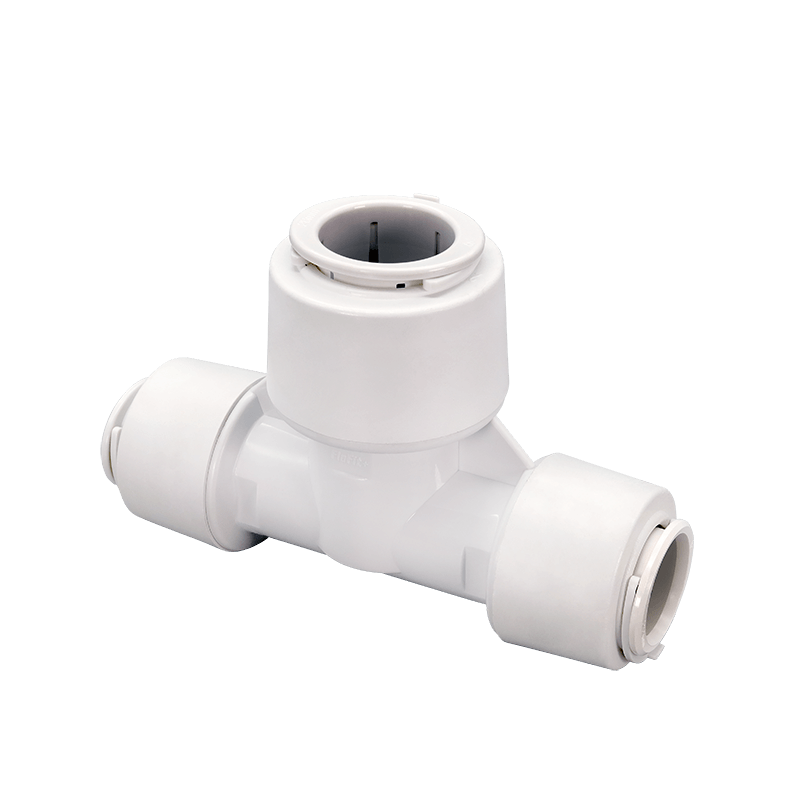 FloPlast 22mm Push Fit Flofit+ Reducing Tee 22x22x28 Pack of 2 image