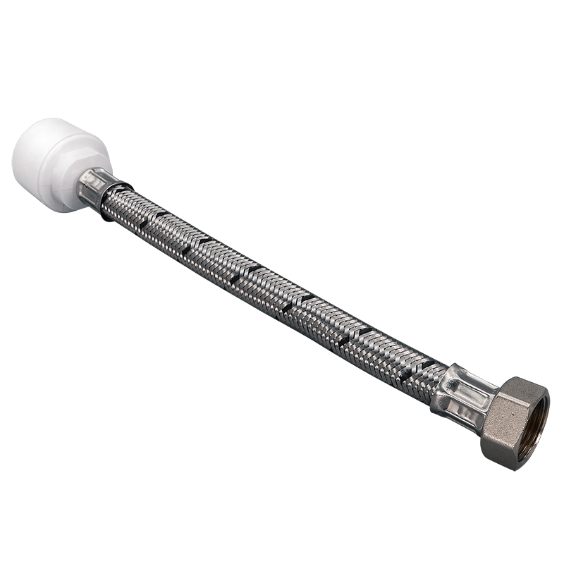 FloPlast 22mm Push Fit Flofit+ 300mm x 3/4" Flexi Hose image