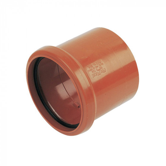FloPlast 110mm Underground Single Socket Coupling  image