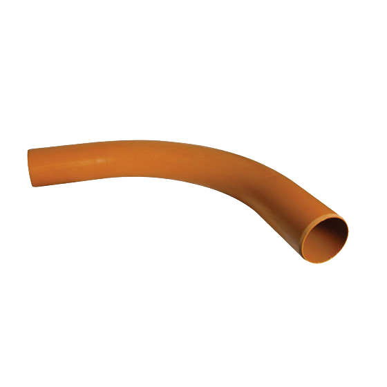 FloPlast 110mm Underground 87.5° Long Radius Plain End Bend image
