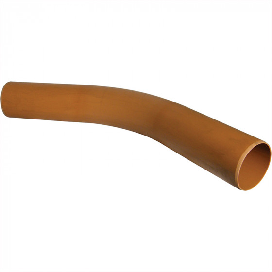 FloPlast 110mm Underground 45° Long Radius Plain End Bend image