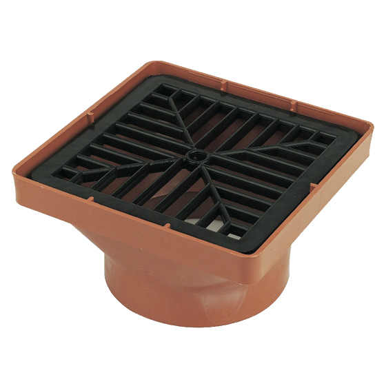 FloPlast 110mm Underground Square Hopper Grid  image