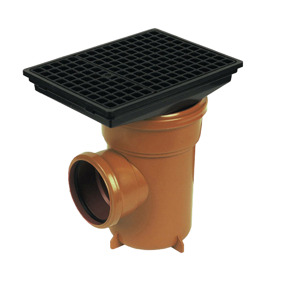 FloPlast 110mm Underground Bottle Gully (Rectangle Grid)  image