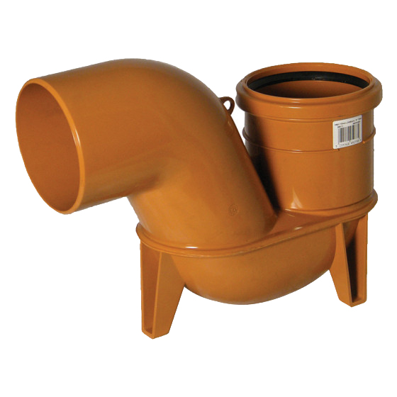 FloPlast 110mm Underground Low Back "P" Trap image
